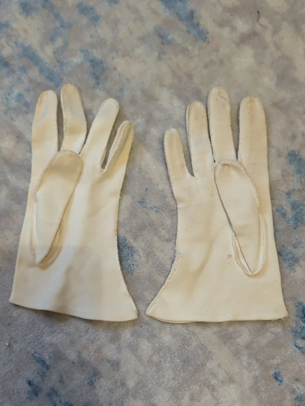 Classic Women's Ivory Embroidered Dress Gloves Vintage